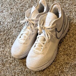 Nike White and Black Athletic Shoes